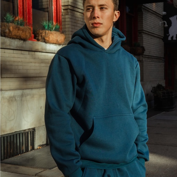 NEW blue warm hoodie & joggers sets, fleece model ❄️ - Picture 4 of 6